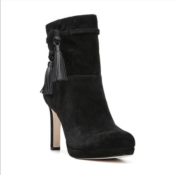 Via Spiga Shoes - Via Spiga • Suede Bristol Pull On Tassel Bootie